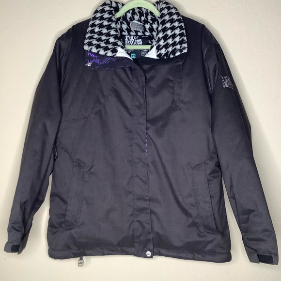 RIDE SNOWBOARDS XL BLACK SKI JACKET - Picture 3 of 8